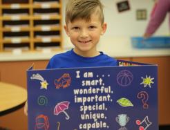 Prairie Vista 1st grade student