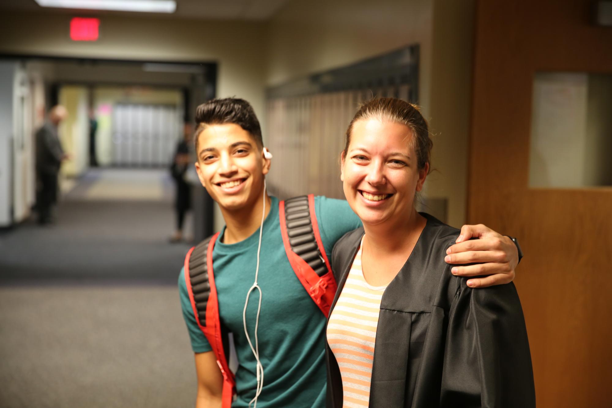 Early College Academy Faculty Member Annie Eutsey welcomes students back