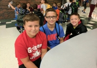 Grissom Middle School Students on the 1st Day of School