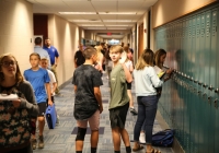 Schmucker Middle School Students on the 1st Day of School
